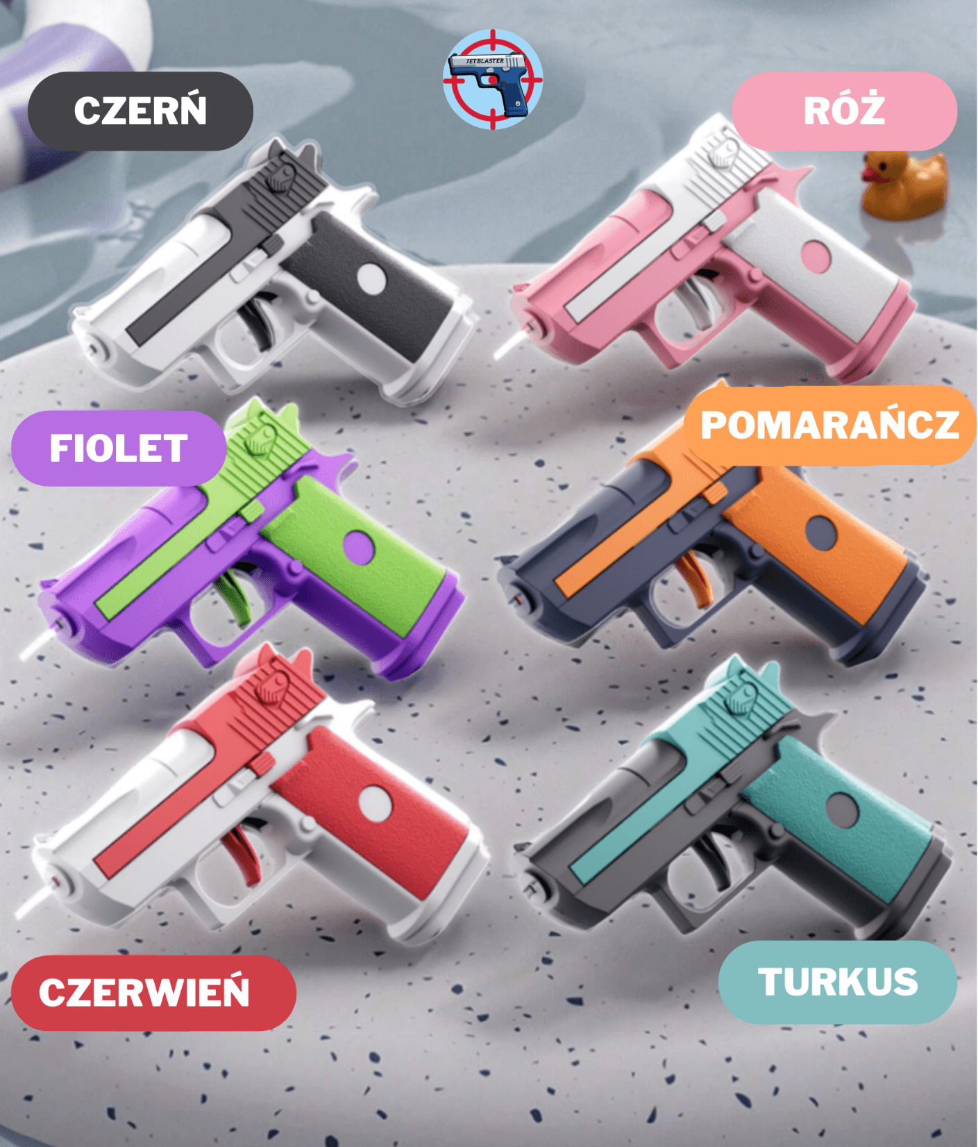 Jetblaster DEAGLE - Nowoczesny pistolet na wodę